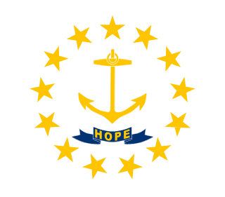 Flag of Rhode Island